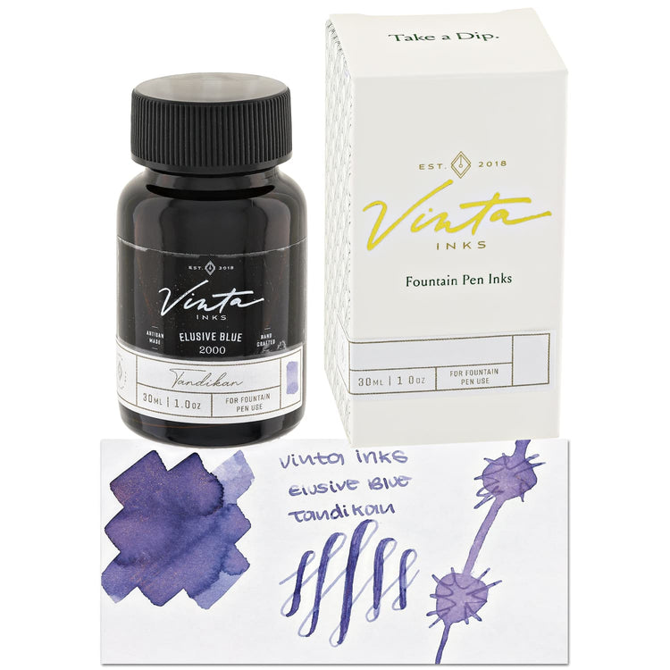 Vinta Inks The Awareness Project Bottled Ink in Elusive Blue [Tandikan 2000] - 30mL Bottled Ink
