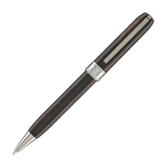 Visconti Comedia Ballpoint Pen in Inferno with Ruthenium Trim