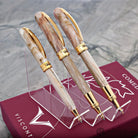 Visconti Comedia Fountain Pen in Virgilio with Yellow Gold Trim Fountain Pen