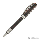 Visconti Comedia Rollerball Pen in Inferno with Ruthenium Trim Rollerball Pen