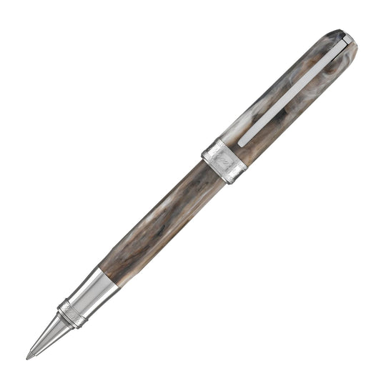 Visconti Comedia Rollerball Pen in Purgatorio with Palladium Trim