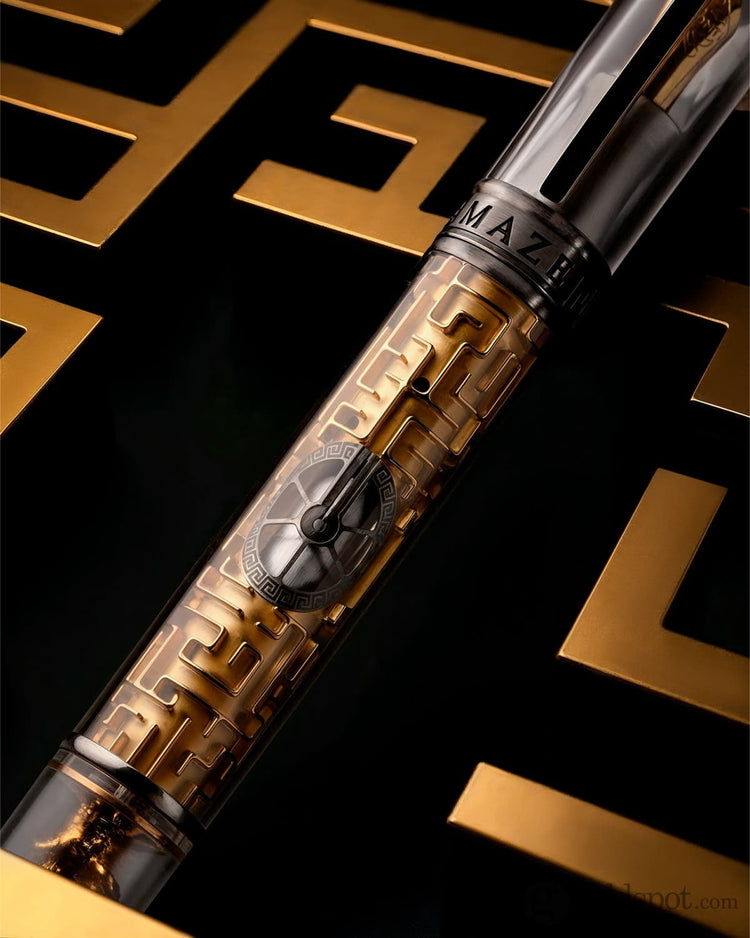 Visconti Limited Edition Rollerball Pen in Maze - 18K Gold Rollerball Pens