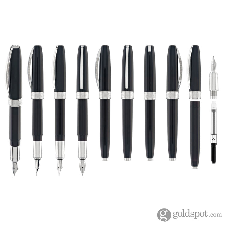 Visconti Michelangelo Fountain Pen in Black Fountain Pen