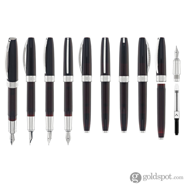 Visconti Michelangelo Fountain Pen in Red Fountain Pen