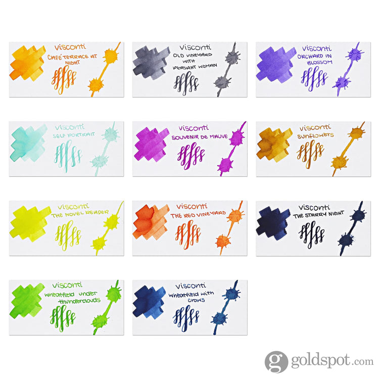 Visconti Van Gogh Bottled Ink in Sunflowers (Ochre) - 30mL Bottled Ink