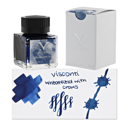 Visconti Van Gogh Bottled Ink in Wheatfield with Crows (Blue) - 30mL