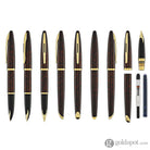 Waterman Carene Fountain Pen in Marine Amber - 18K Gold Fountain Pen