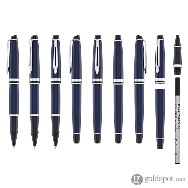 Waterman Expert 2024 Rollerball Pen in Blue with Palladium Trim Rollerball Pen