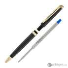 Waterman Hémisphère Ballpoint Pen in Lava Black with Gold Trim Ballpoint Pens
