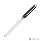 Waterman Hemisphere Color Blocking Fountain Pen in Black and White Lacquer with Chrome Trim Fountain Pen