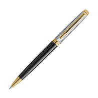 Waterman Hemisphere Deluxe Ballpoint Pen Reflections of Paris in Black Lacquer with Gold Trim