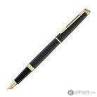 Waterman Hémisphère Fountain Pen in Lava Black with Gold Trim Fountain Pen