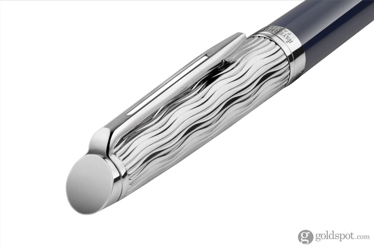 Waterman Hemisphere L’Essence du Bleu Fountain Pen in Metal & Blue Lacquer Fountain Pen