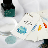 Wearingeul Ink Drop Color Swatch Card with Ring