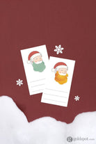 Wearingeul Ink Santa Claus Swatch Card Bottled Ink