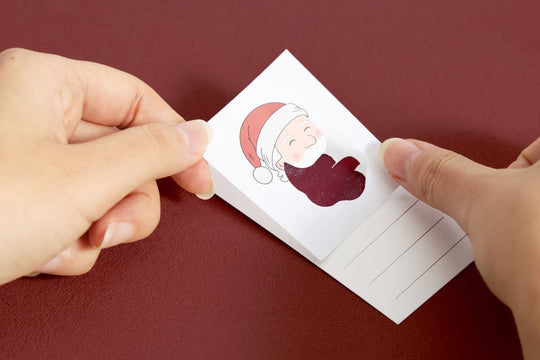 Wearingeul Ink Santa Claus Swatch Card