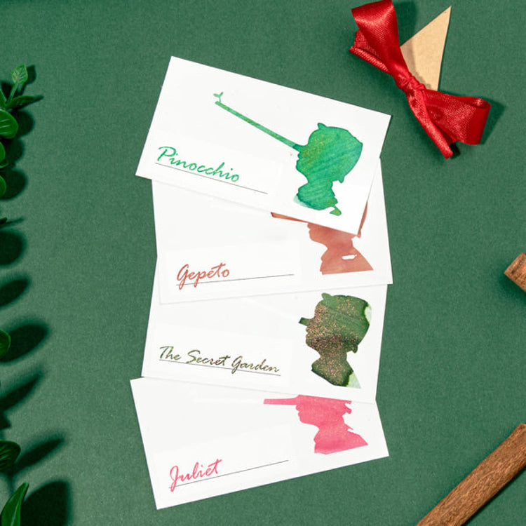 Wearingeul Pinocchio Color Swatch Card Bottled Ink