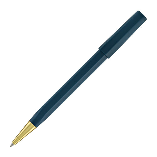 ystudio Glamour Evolve Ocean Sustainable Rollerball Pen in Sea Indigo