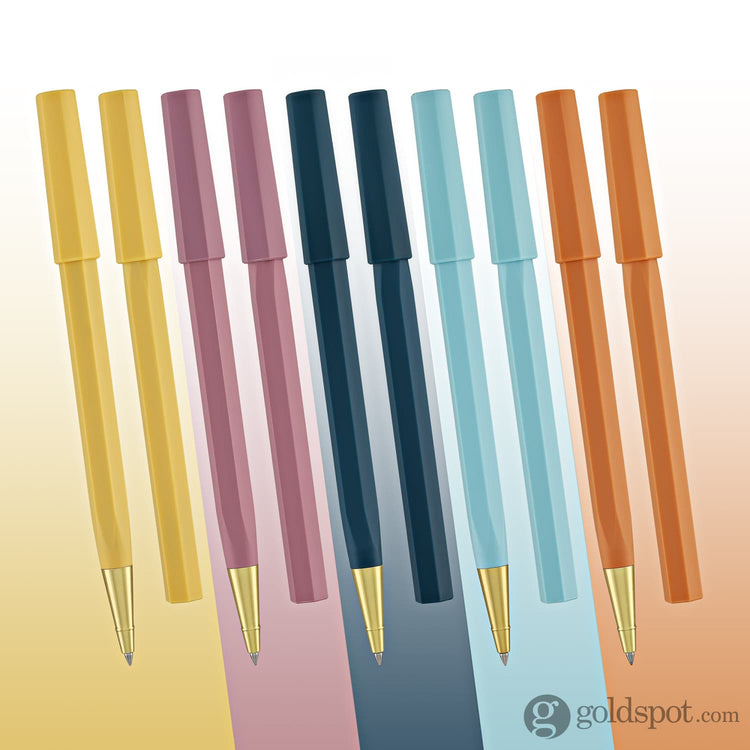 ystudio Glamour Evolve Ocean Sustainable Rollerball Pen in Sea Indigo