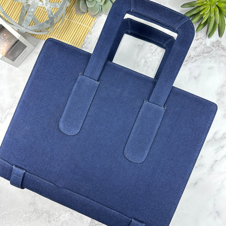 Girologio 96 Zippered Pen Case in Cotton Denim Cases