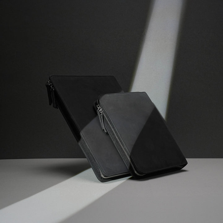 Endless Folio A4 in Black Leather Pen Cases