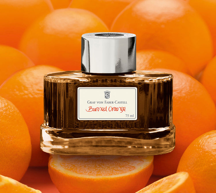 Graf von Faber-Castell Bottled Ink in Burned Orange - 75 mL Bottled Ink