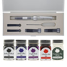 Monteverde Monza ID Fountain Pen in Clear Set - Flex Nib