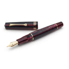 Leonardo Momento Zero Fountain Pen in Prugna Plum with Gold Trim Fountain Pen