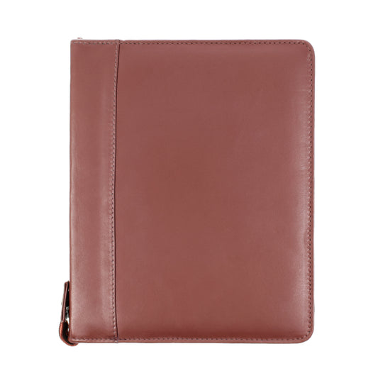 Girologio 24 Zippered Pen Case in Antique Brown