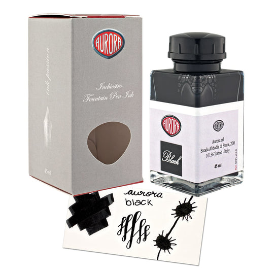 Aurora Bottled Ink in Black - 45 mL