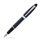 Aurora Ipsilon Satin Fountain Pen in Blue Fountain Pen