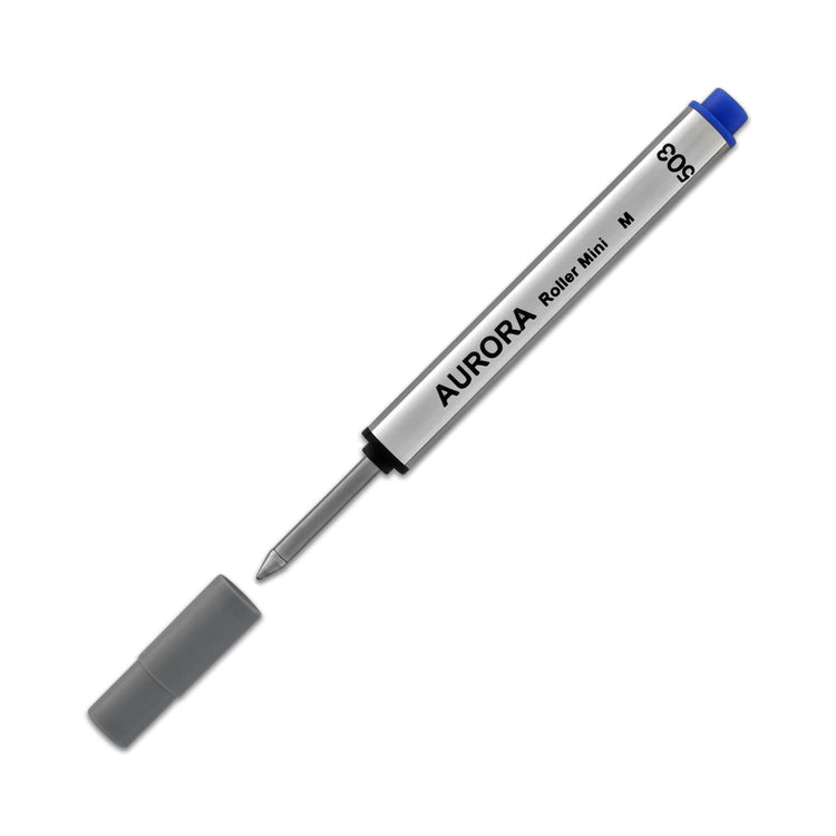 Aurora Mini Rollerball Refill in Blue - Medium Point Rollerball Refill