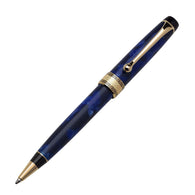 Aurora Optima Auroloide Ballpoint Pen in Blue with Gold Trim