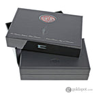 Aurora Optima Rollerball Pen Black Barrel with Solid Silver Cap Rollerball Pen