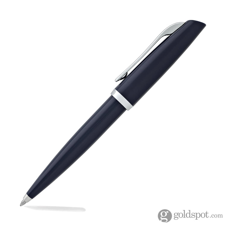Aurora Style Resin Ballpoint Pen in Blue with Chrome Trim Ballpoint Pen