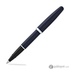 Aurora Style Resin Rollerball Pen in Blue with Chrome Trim Rollerball Pen