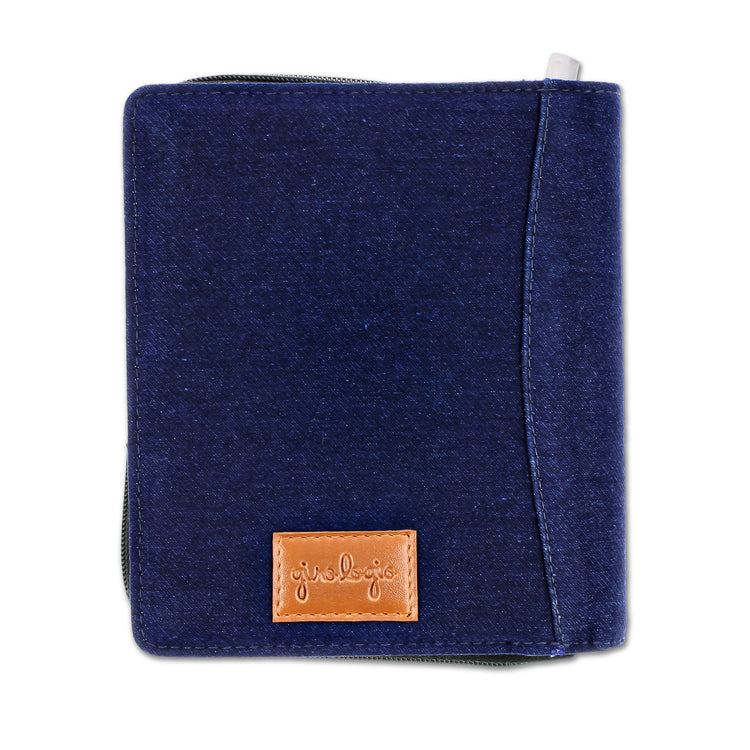 Girologio 12 Zippered Pen Case in Cotton Denim Cases