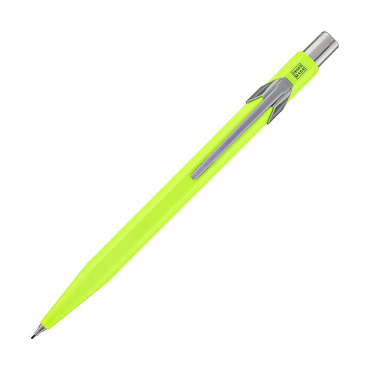 Caran d'Ache 844 Metal Mechanical Pencil in Fluorescent Yellow - 0.7mm
