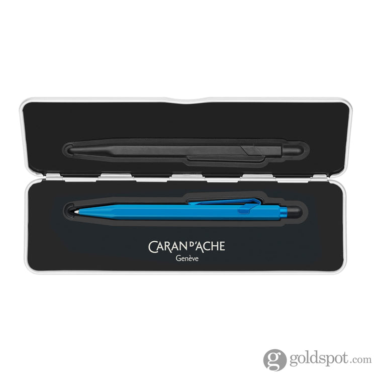 Caran d’Ache 849 Claim Your Style Ballpoint Pen in Azure Blue - Limited Edition 4 Ballpoint Pen