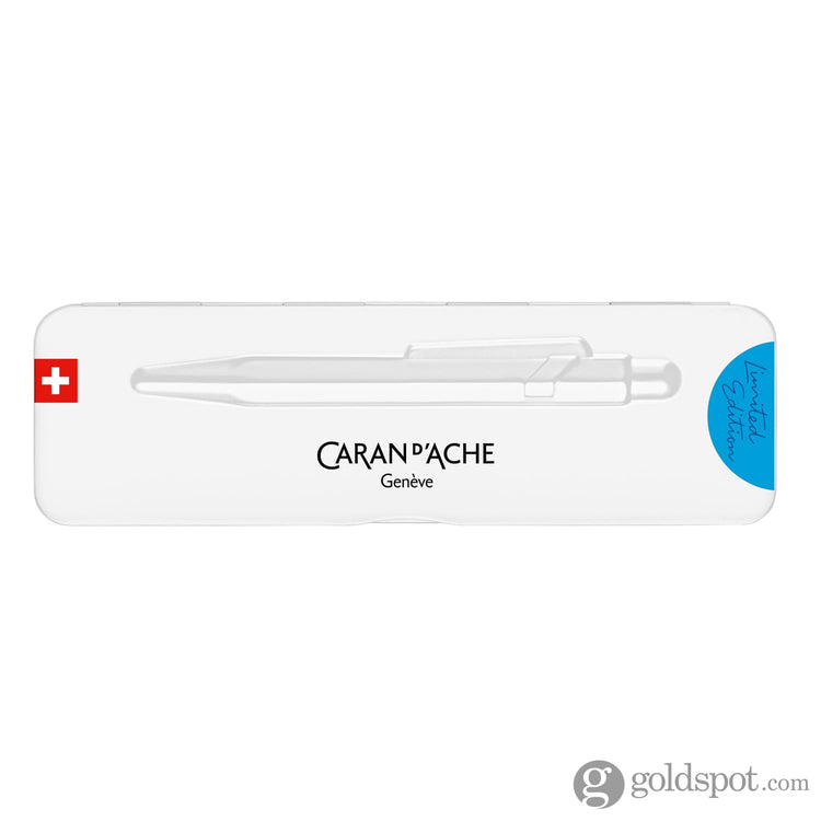 Caran d’Ache 849 Claim Your Style Ballpoint Pen in Azure Blue - Limited Edition 4 Ballpoint Pen