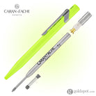 Caran d’Ache 849 Metal Collection Ballpoint Pen in Fluorescent Yellow Ballpoint Pen