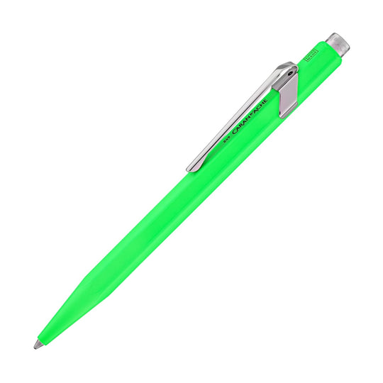 Caran d'Ache 849 Metal Ballpoint Pen in Fluorescent Yellow & Green
