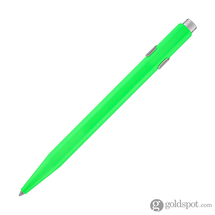 Caran d’Ache 849 Metal Collection Ballpoint Pen in Fluorescent Yellow/Green Ballpoint Pen
