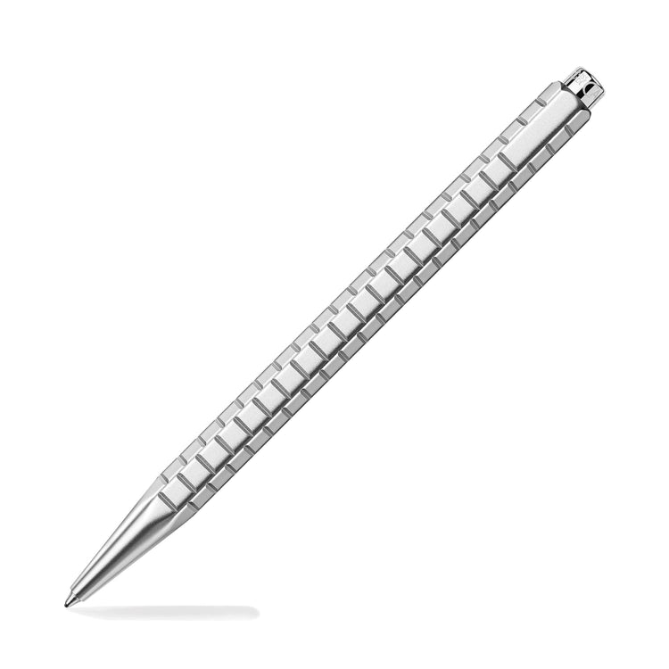 Caran d’Ache Ecridor Avenue Ballpoint Pen in Milled Guillochage and Palladium Ballpoint Pen