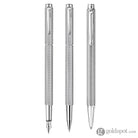 Caran d’Ache Ecridor Fountain Pen in Maille Milanaise Silver Plated Fountain Pen
