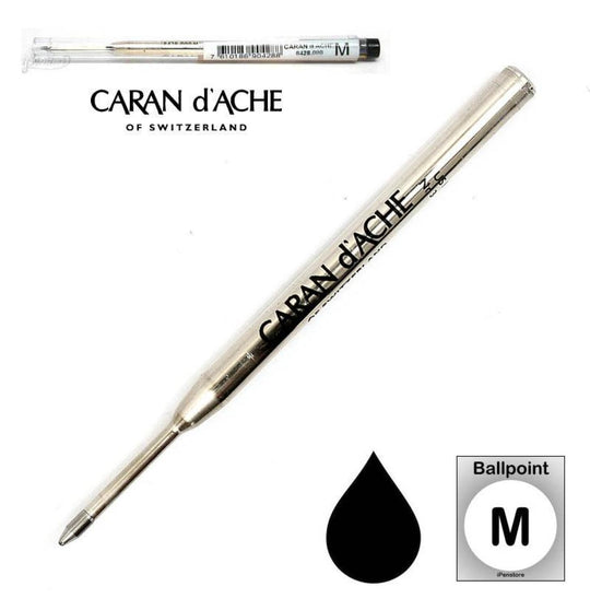 Caran d'Ache Goliath Ballpoint Pen Refill in Black