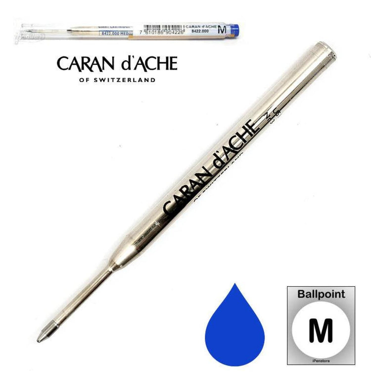 Caran d’Ache Goliath Ballpoint Pen Refill in Blue Ballpoint Pen Refill