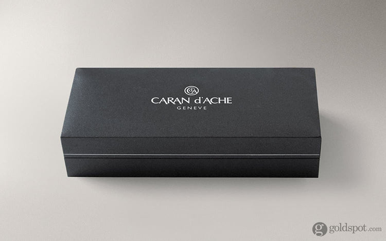 Caran dAche Léman Mechanical Pencil in Grand Bleu Silver Plated and Rhodium Coated - 0.7mm Mechanical Pencil