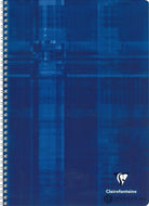 Clairefontaine Wirebound Graph Notebook in Assorted Colors - 6 x 8.25 Notebook