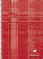 Clairefontaine Wirebound Graph Notebook in Assorted Colors - 6 x 8.25 Notebook